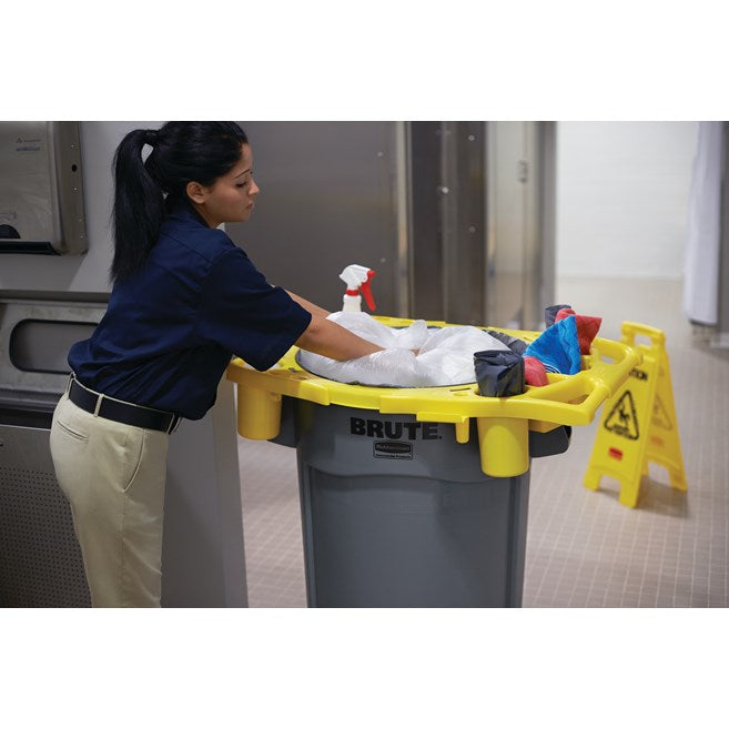 Rubbermaid Brute Rim Caddy - Yellow