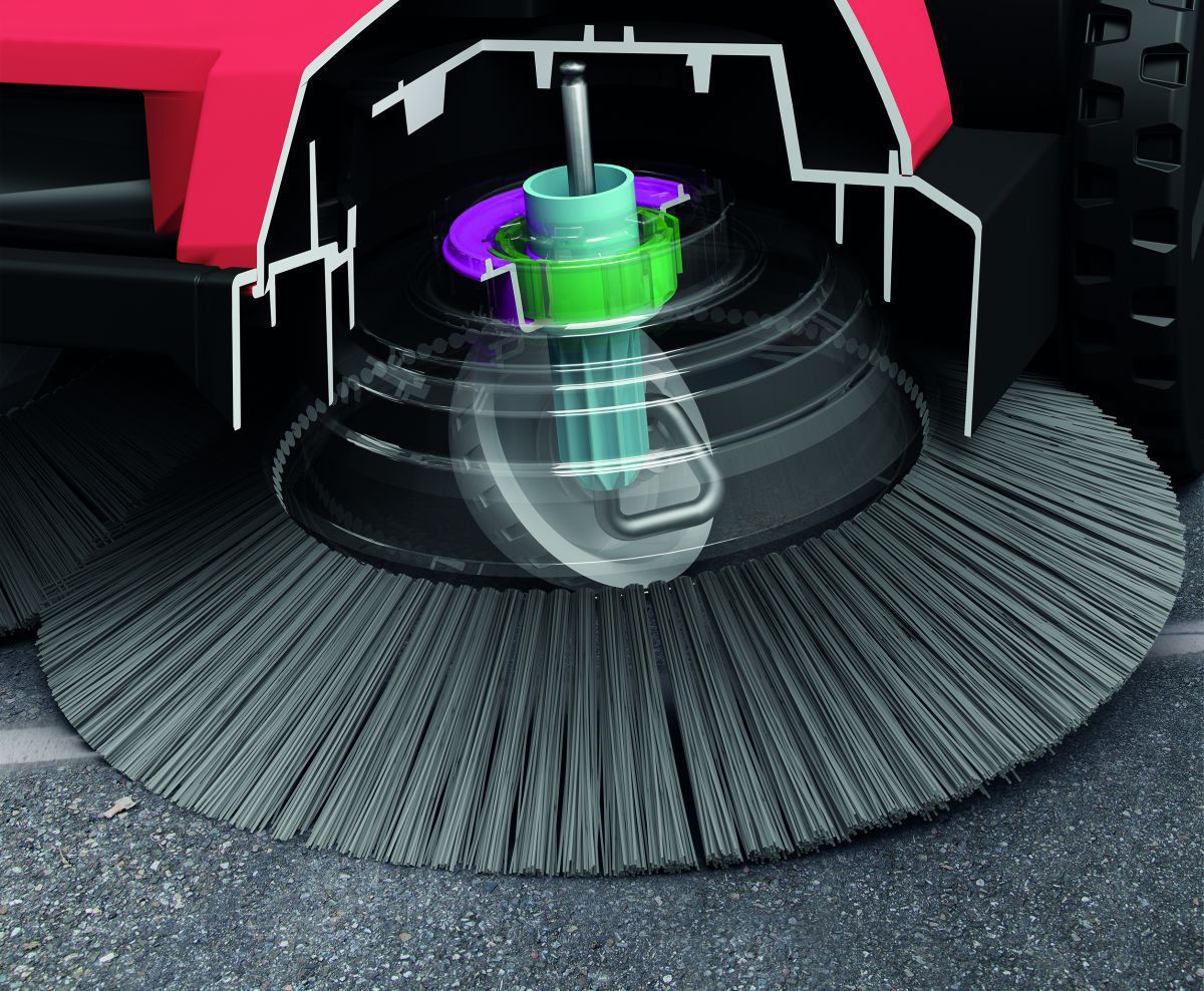 HAAGA Sweeper 497 Profi with ISweep - 50L, 966mm width