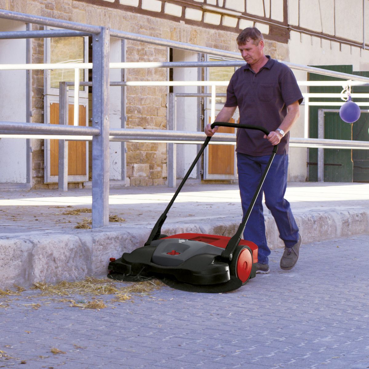 HAAGA Sweeper 697 Battery Profi with ISweep - 50L, 966mm width