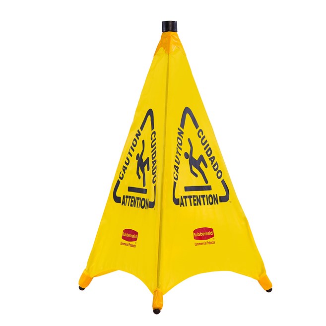 Rubbermaid Wet Floor Pop-Up Safety Cone - 2 sizes
