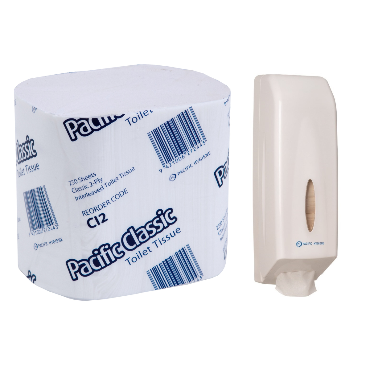 Interleaved Tissue Starter Pack - Includes Product and a Dispenser