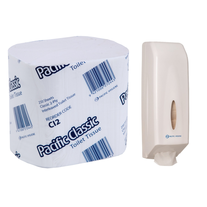 Interleaved Tissue Starter Pack - Includes Product and a Dispenser