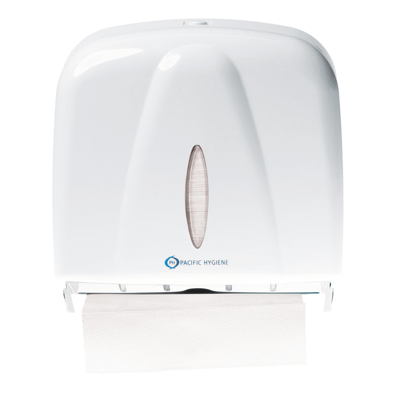 Pacific Hygiene Mid Capacity Hand Towel Dispenser - White(D55W) or Black(D55B)