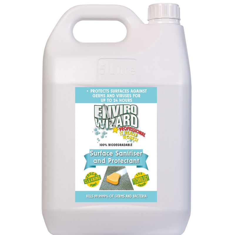 ENVIRO WIZARD SURFACE SANITISER - 3 x 5 LITRE