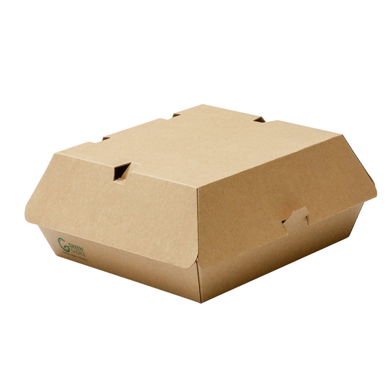 GREEN CHOICE Corrugated Square Clamshell - 200pcs