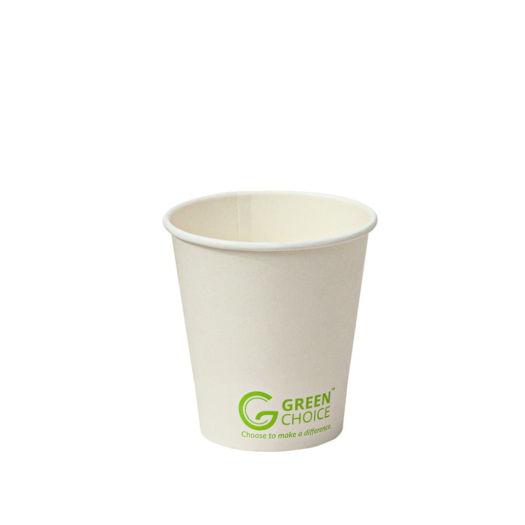 GREEN CHOICE Single Wall Cup PLA - 1000pcs - 5 Sizes