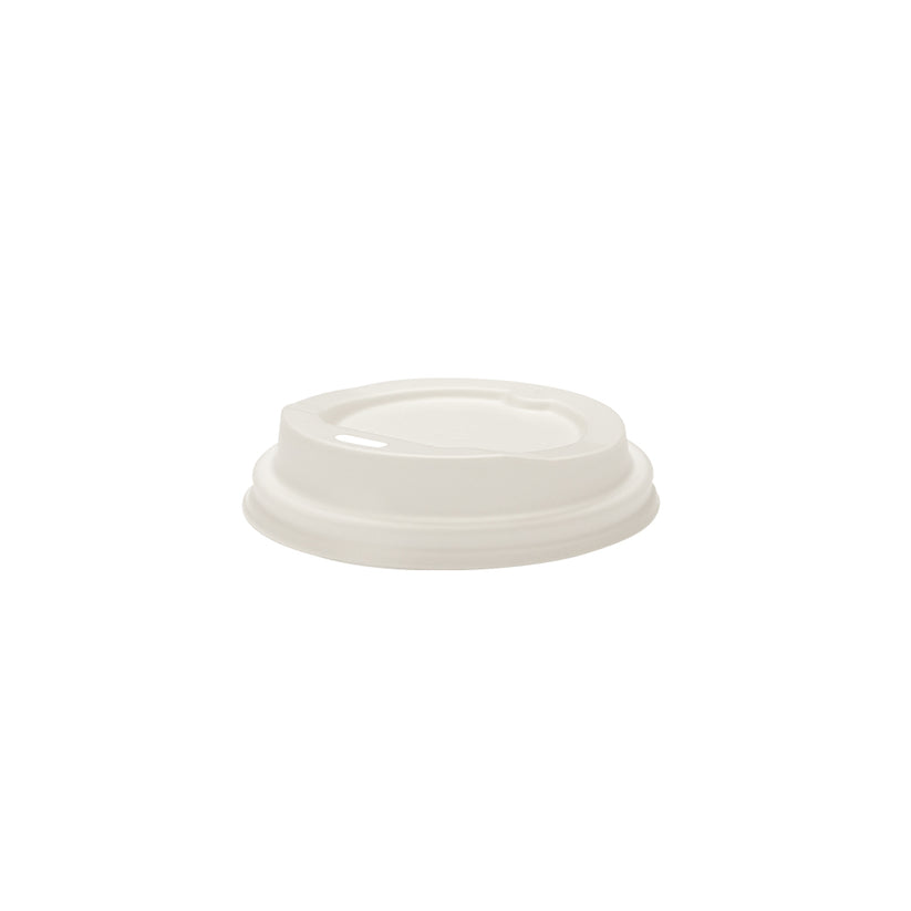 GREEN CHOICE CPLA Lids for Cups - White - 3 Sizes - 1000pcs