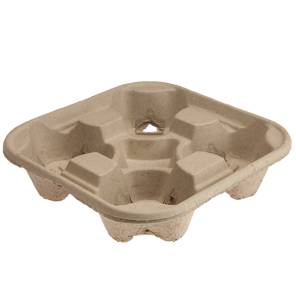 GREEN CHOICE Pulp 4 Cup Holder - 300pcs