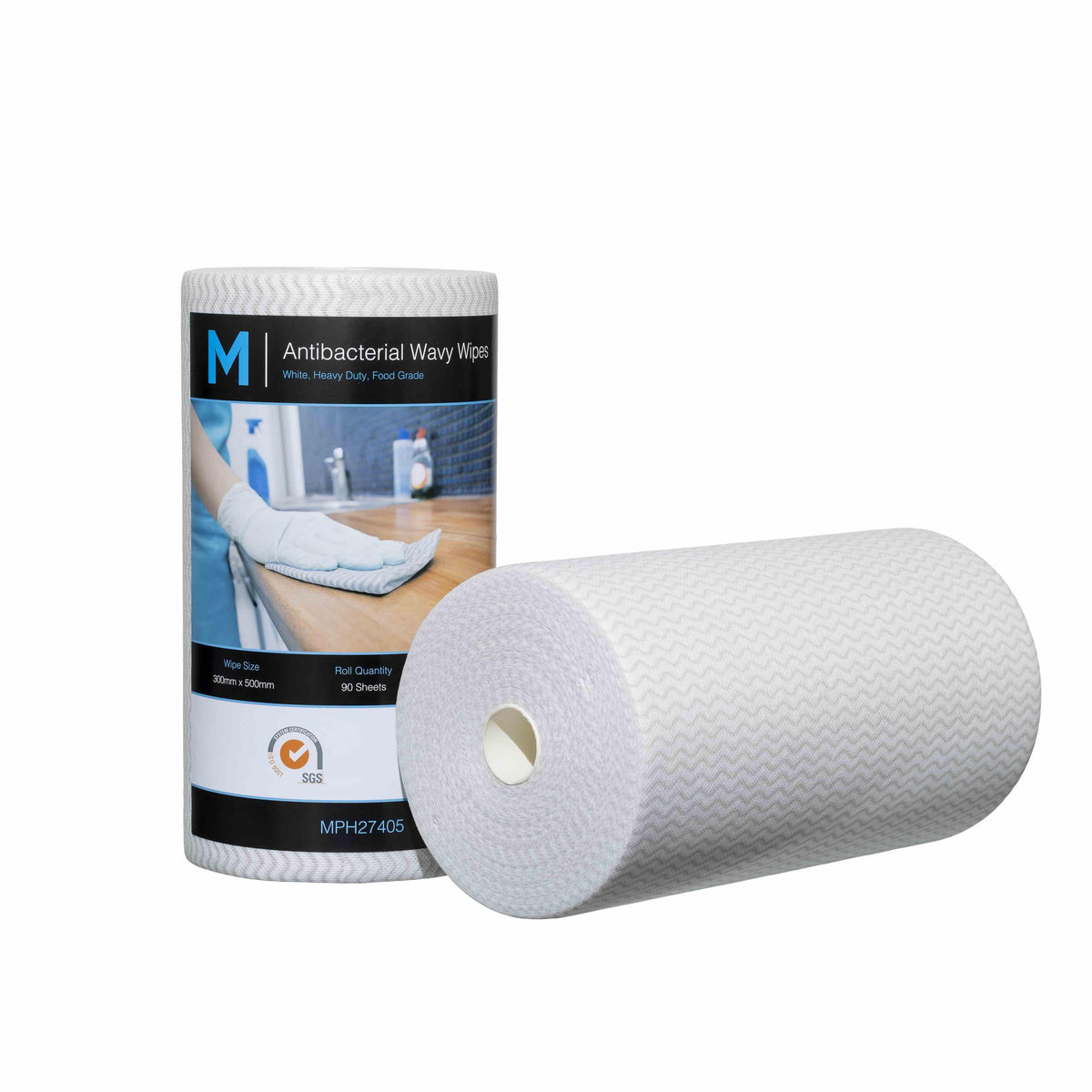 MATTHEWS Antibacterial Leaf Wipes Heavy Duty - 45M - 6 Colours - 4/case
