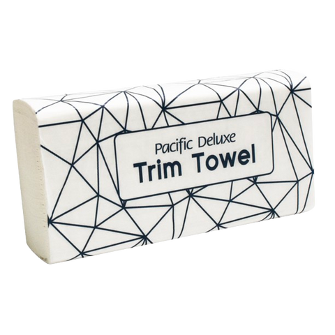 Pacific Deluxe Trim Towel 20.5cm x 26cm - 120 sheets/pack, 20 packs/case