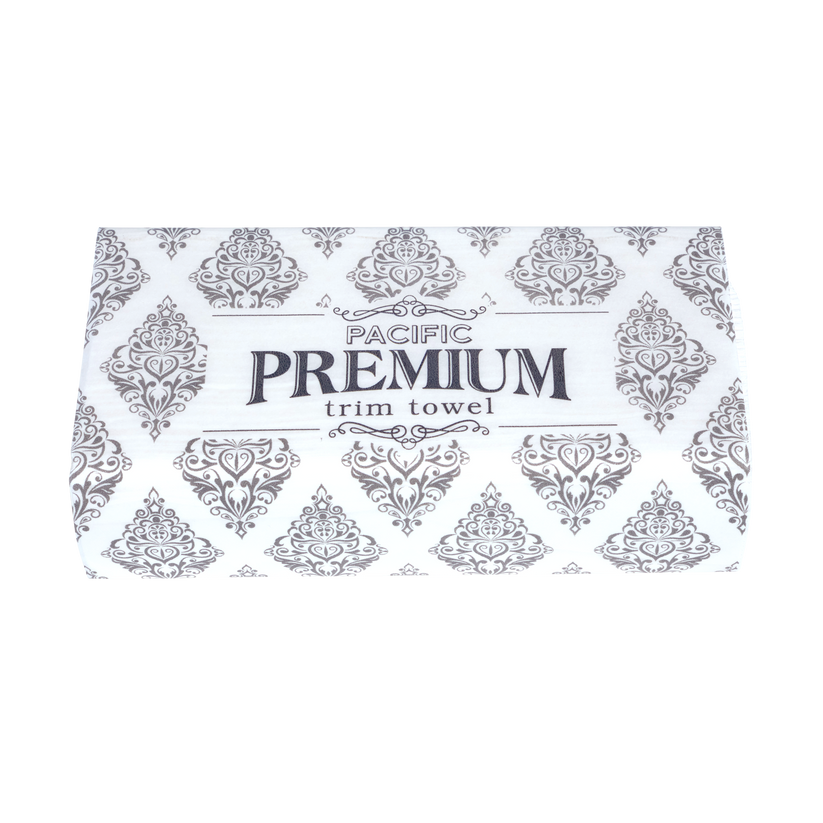 Pacific Trim Premium 2 Ply Towel FSC - 90 sheets/pack, 20 packs/case