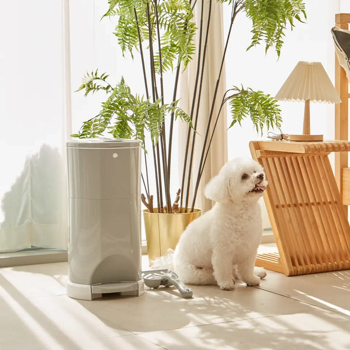 Janibell Korbell Litter Champ Premium Odour-Free Pet Litter Disposal System – Grey (15L)