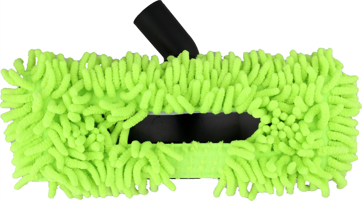 FILTA Dust Mop Vacuum Head/Floor Tool with Microfibre Pad 32mm X 320mm wide - Black & Green