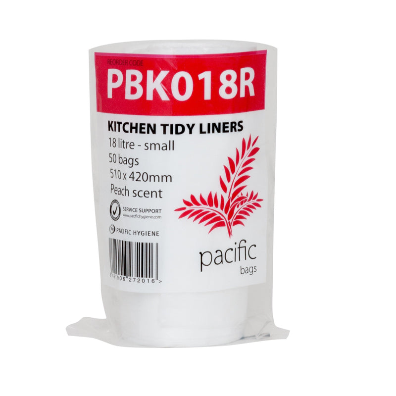 Pacific Kitchen Tidy Liners, White - 3 Sizes