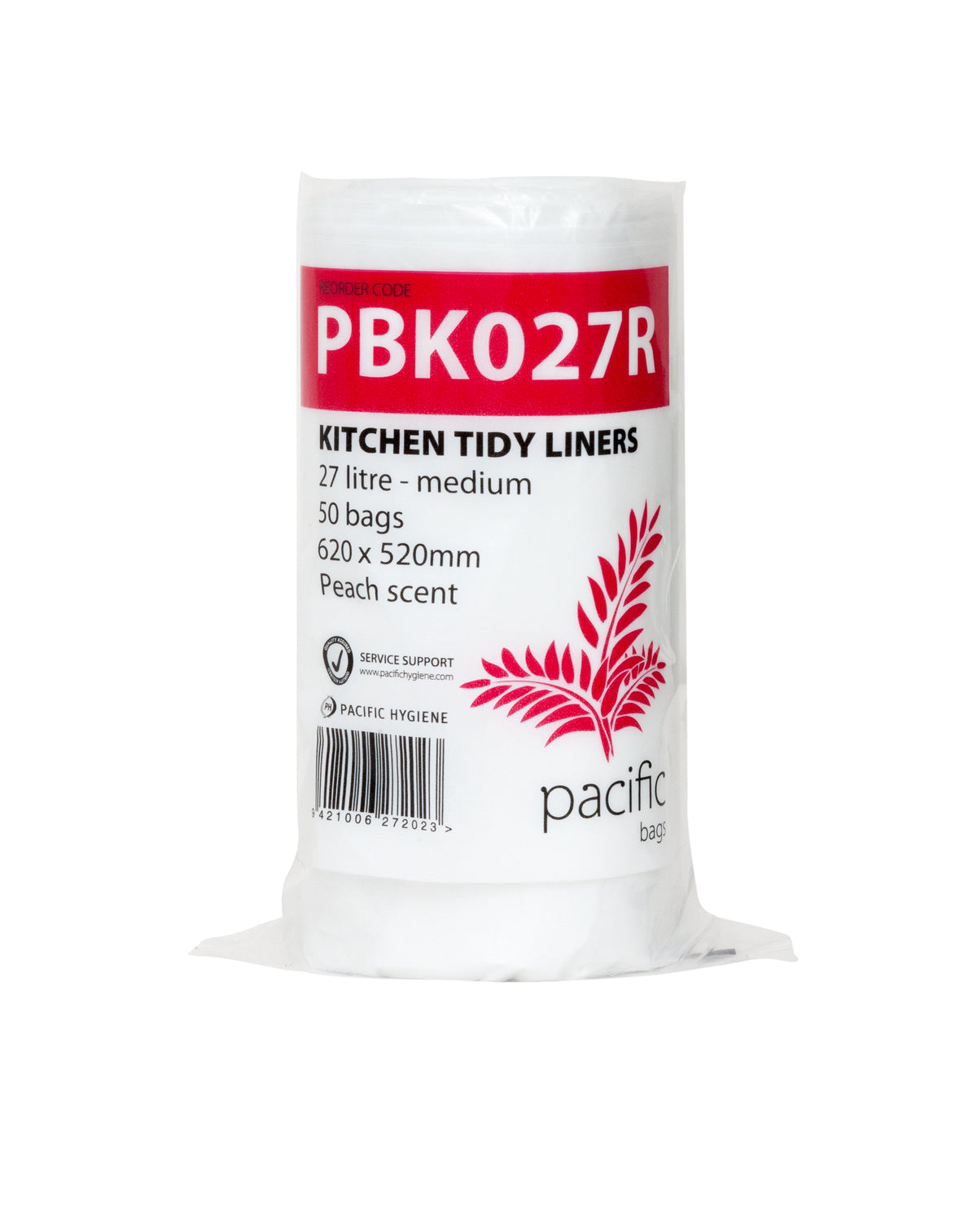 Pacific Kitchen Tidy Liners, White - 3 Sizes