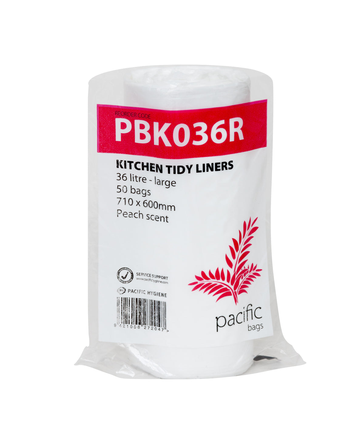 Pacific Kitchen Tidy Liners, White - 3 Sizes