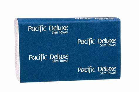 Slim Deluxe Towel 23cm x 22.5cm - 200 sheets/pack, 16 packs/case (SD200)