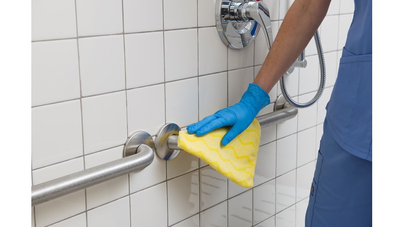 Rubbermaid Microfibre Bathroom Cloth, Yellow