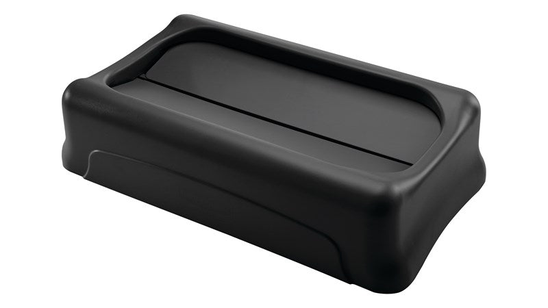 Rubbermaid Slim Jim Swing Lid Black