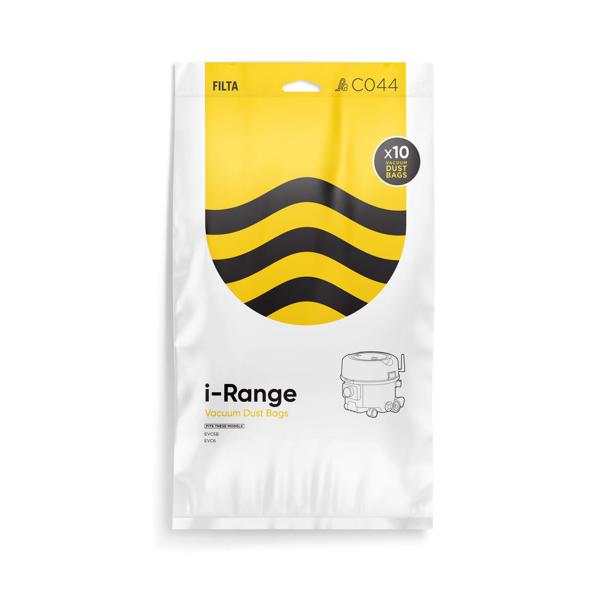 FILTA Vacuum Bags to suit i-Range - 10 Pack C5/C06/C5B