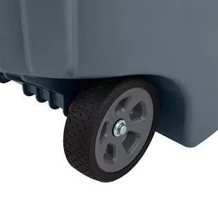 Rubbermaid Wheeled BRUTE Container, 166L Gray