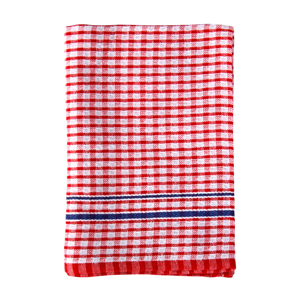 FILTA Cotton Tea Towel Red or Blue (45CM X 65CM) (Bulk Pack of 36)