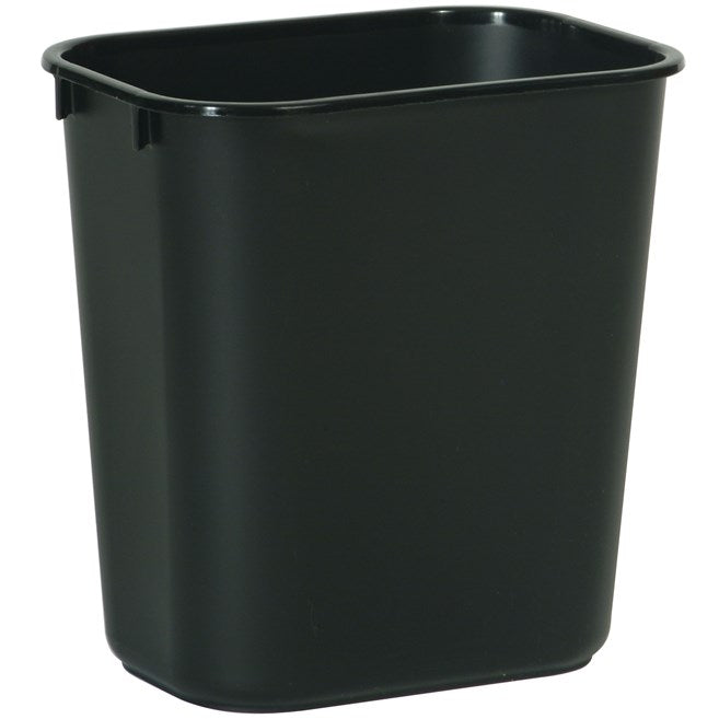 Rubbermaid Wastebasket Rectangle 12.9L - Black , Grey or Blue Recycled