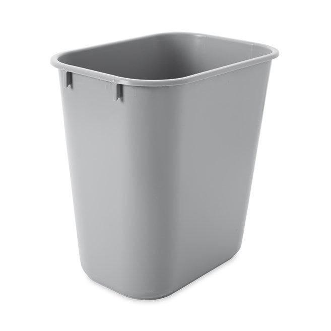 Rubbermaid Wastebasket Rectangle 12.9L - Black , Grey or Blue Recycled