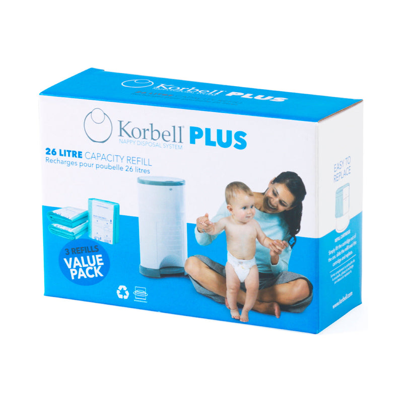 Janibell Korbell Plus Bin 26L - Refill Liners (3 pack)