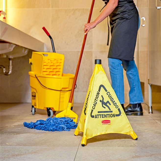 Rubbermaid Wet Floor Pop-Up Safety Cone - 2 sizes