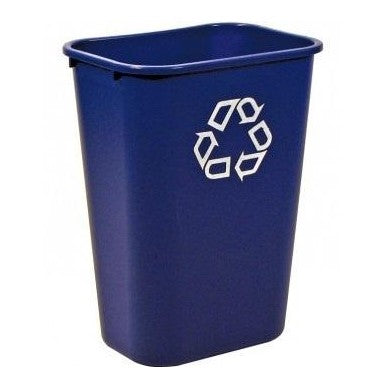 Rubbermaid Deskside Recycling Container 39L - Blue
