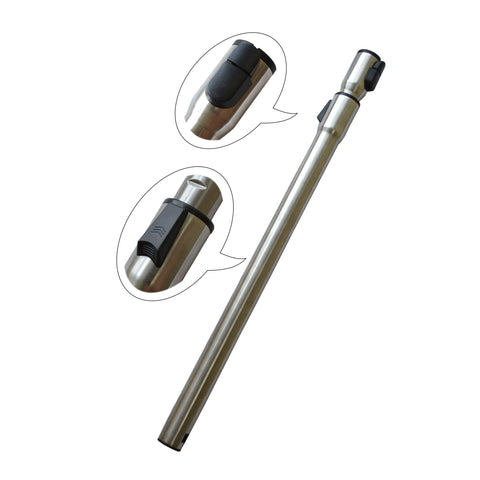 FILTA Pipe Telescopic to Suit Miele - Brushed Aluminum - 900mm extended - 35mm