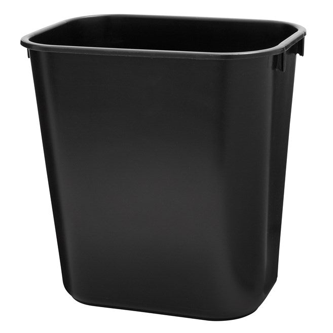 Rubbermaid Wastebasket Rectangle 12.9L - Black , Grey or Blue Recycled