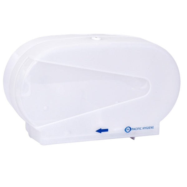 Mini Jumbo Toilet Roll Dispenser - Double