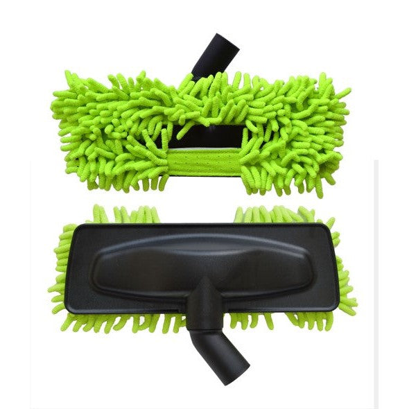FILTA Dust Mop Vacuum Head/Floor Tool with Microfibre Pad 32mm X 320mm wide - Black & Green