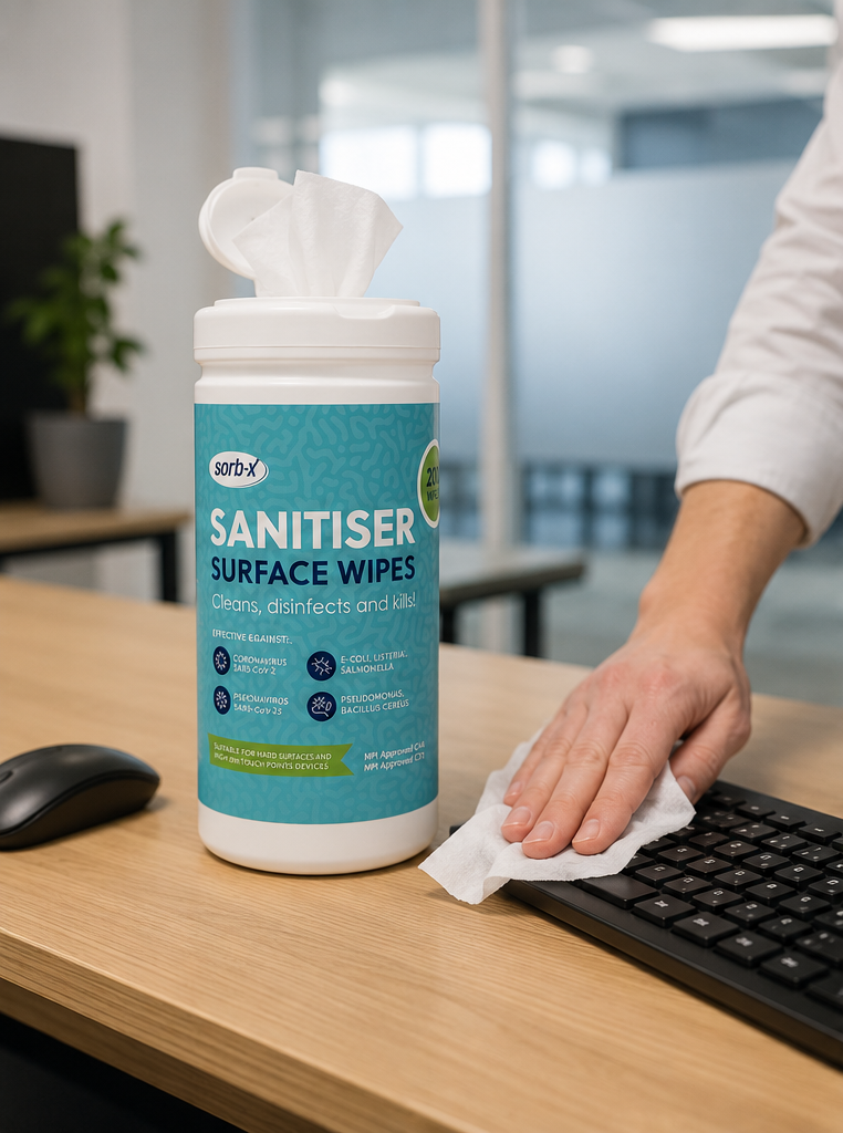 Sorb-X Sanitiser Surface Wipes - 200 wipes/tub