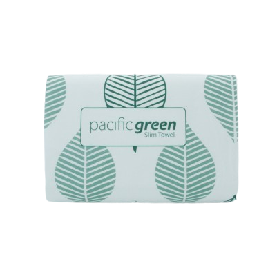 Pacific Green Slim Towel 23cm x 22.5cm - 4000 Sheets