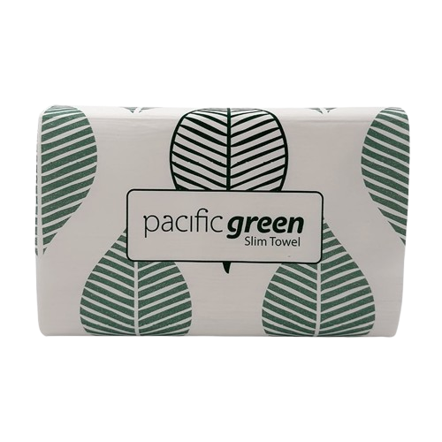 Pacific Green Slim Towel 23cm x 22.5cm - 4000 Sheets