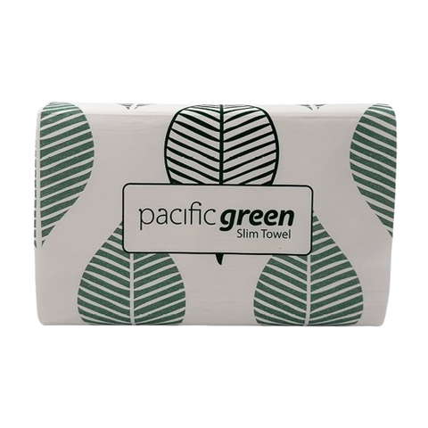 Pacific Green Slim Towel 23cm x 22.5cm - 4000 Sheets