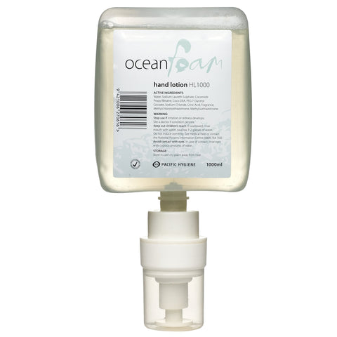 Ocean Foam Hand Lotion Soap - 1000ml/cartridge, 6/case