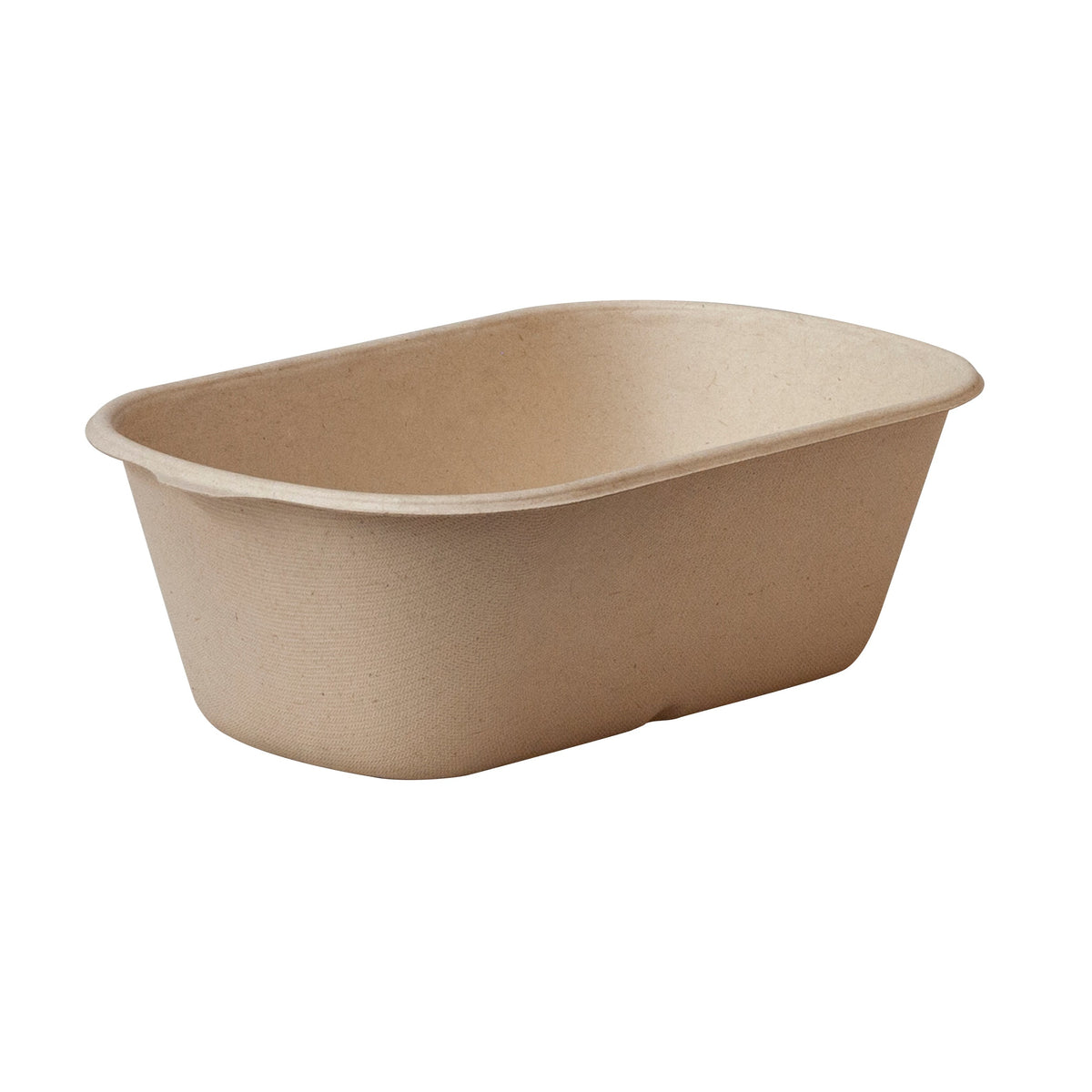 GREEN CHOICE Sugar Cane Single Compartment Food Box - 2 Sizes - 500pcs