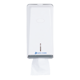 Mini Interleaved Toilet Tissue Dispenser White