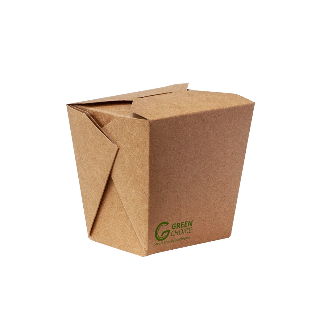 GREEN CHOICE Kraft Noodle Box - 500pcs - 3 Sizes
