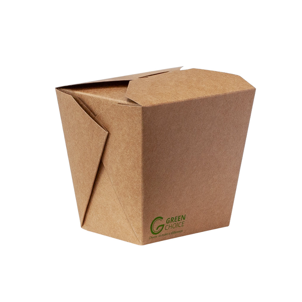 GREEN CHOICE Kraft Noodle Box - 500pcs - 3 Sizes
