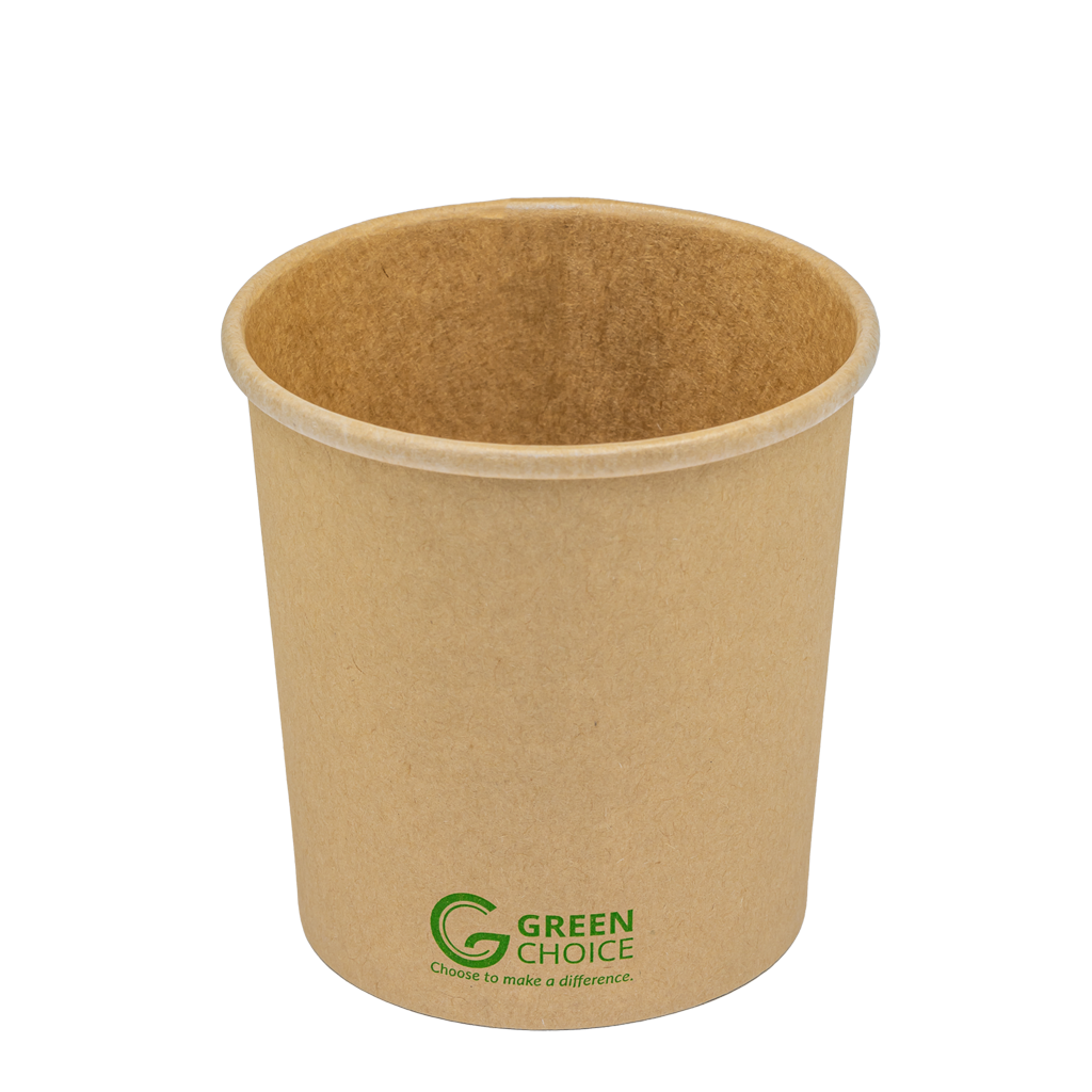 GREEN CHOICE Kraft Soup Bowl  - 500pcs - 3 Sizes