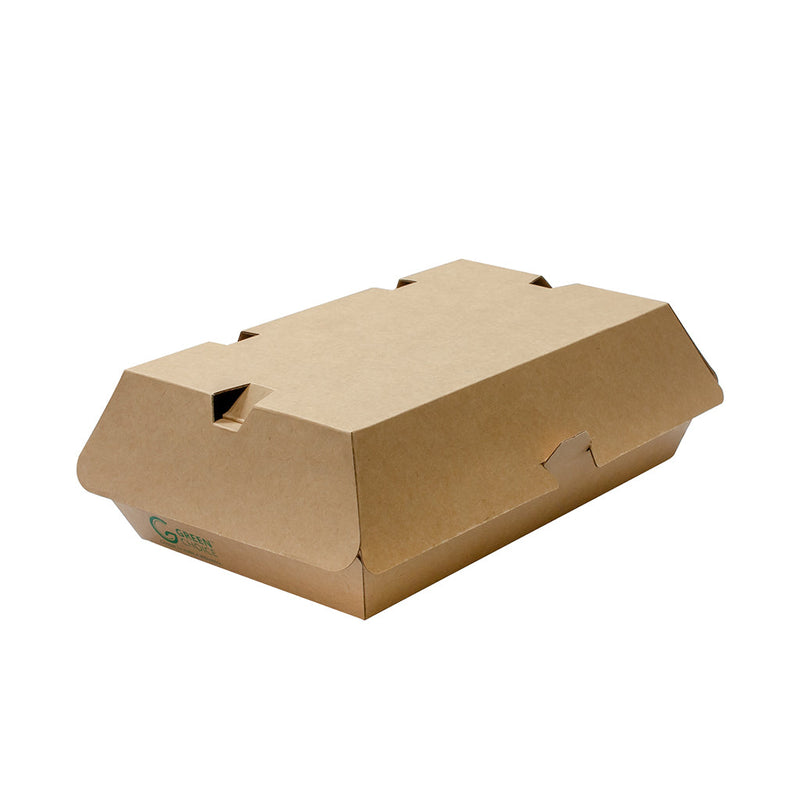 GREEN CHOICE Corrugated Rectangular Clamshell - 200pcs