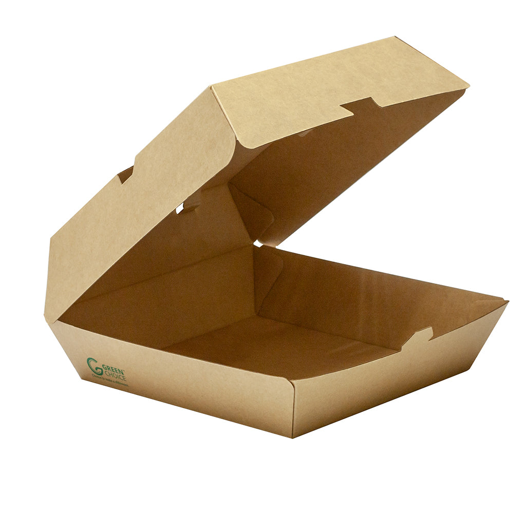 GREEN CHOICE Corrugated Square Clamshell - 200pcs