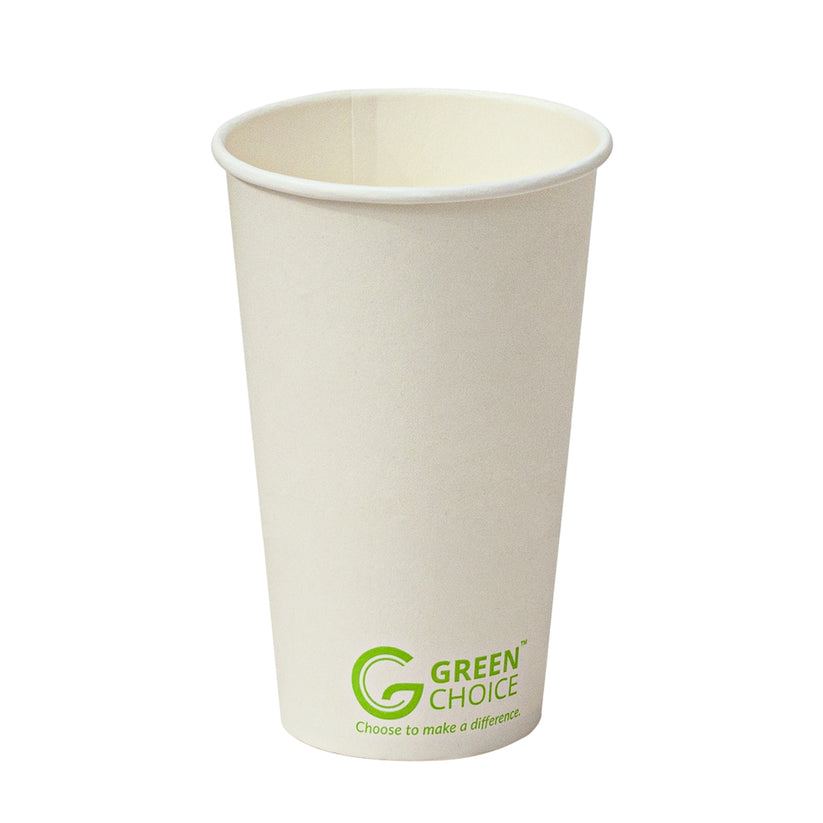 GREEN CHOICE Single Wall Cup PLA - 1000pcs - 5 Sizes