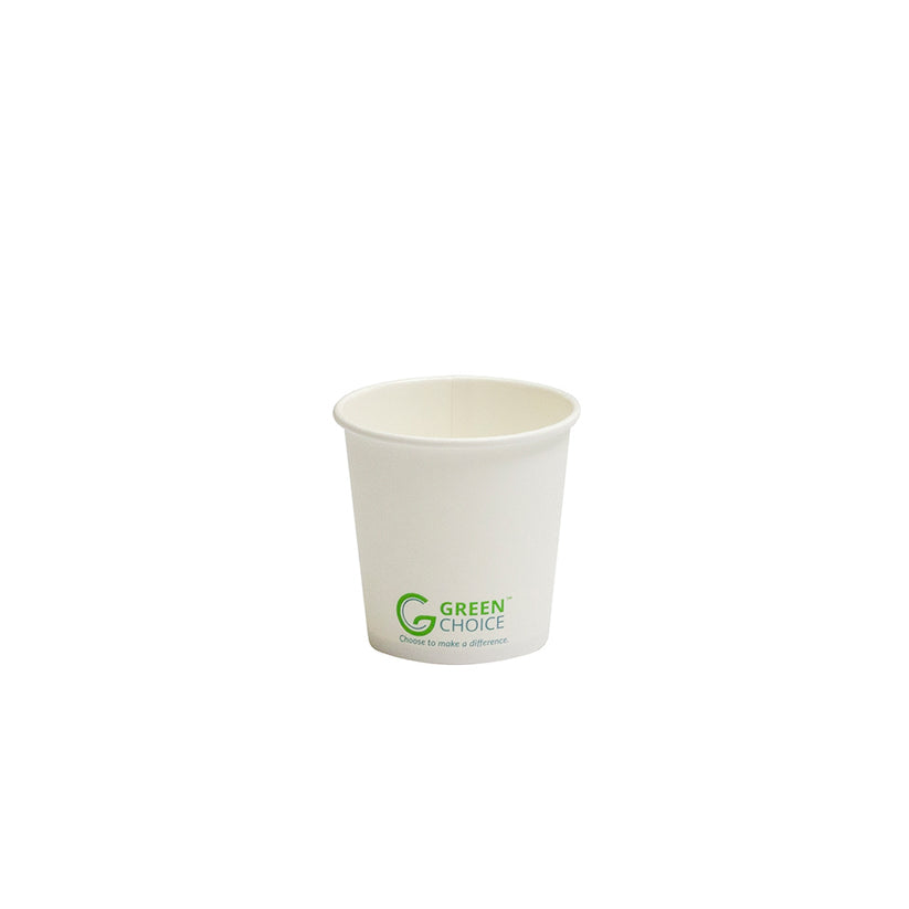 GREEN CHOICE Single Wall Cup PLA - 1000pcs - 5 Sizes