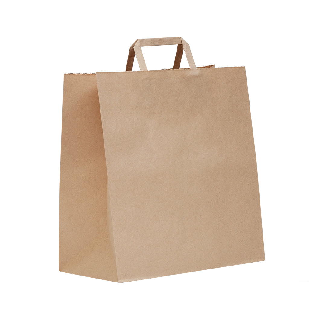 GREEN CHOICE Flat Handle Checkout Bag - 250pcs - 3 Sizes